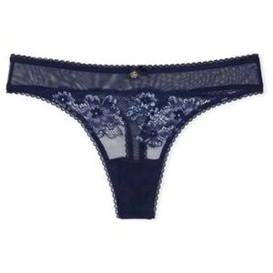 Shimmer Lace Front Thong